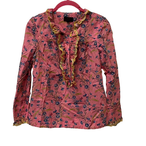 J Crew pink liberty blouse, XXS